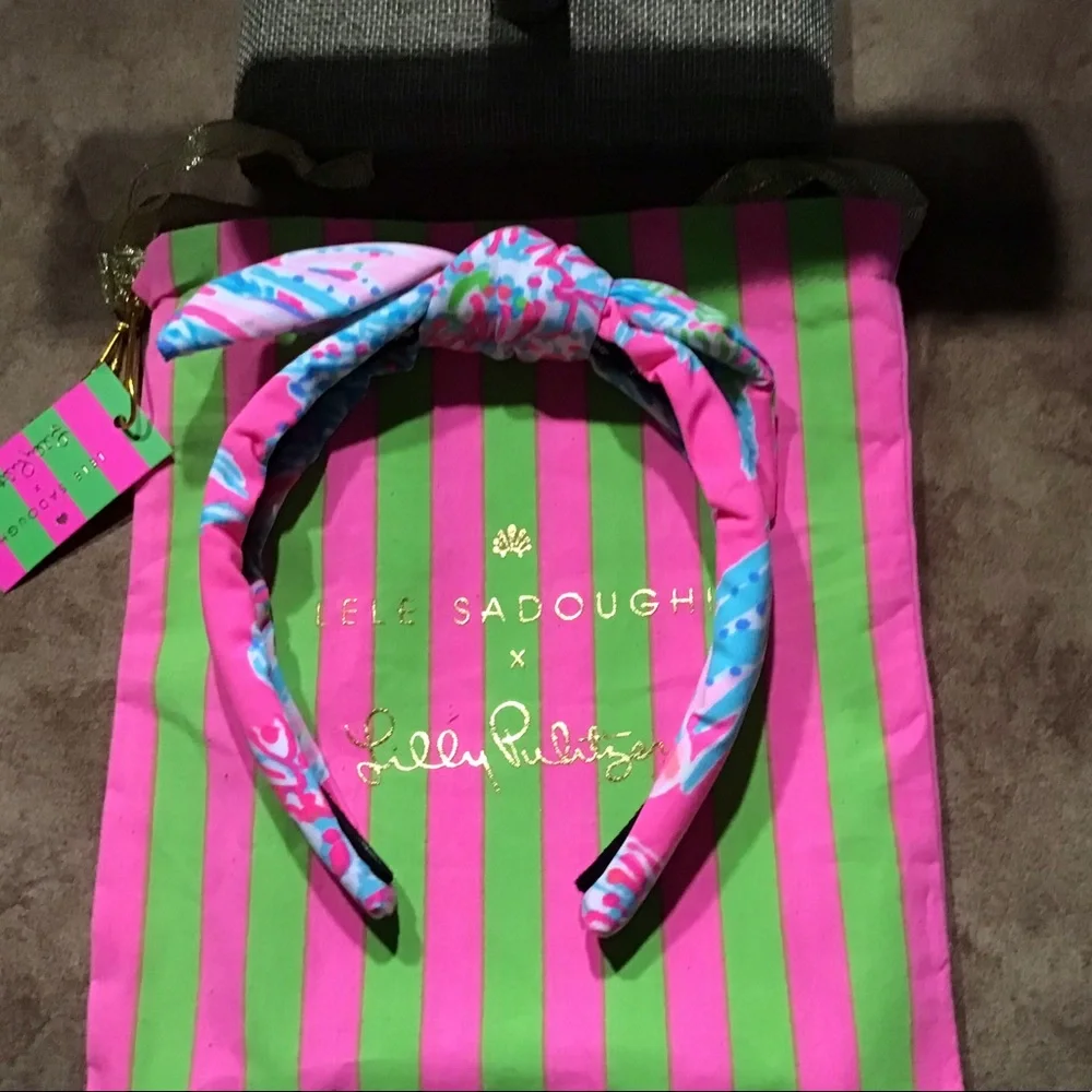 LELE SADOUGHI X LILLY PULITZER NWT AUTHENTIC KID HEADBAND